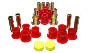 Dodge Dakota Control Arm Bushing Set - Front - Energy Suspension - Performance Polyurethane - Red - `87-`04
